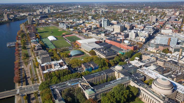 Arial view, MIT Campus